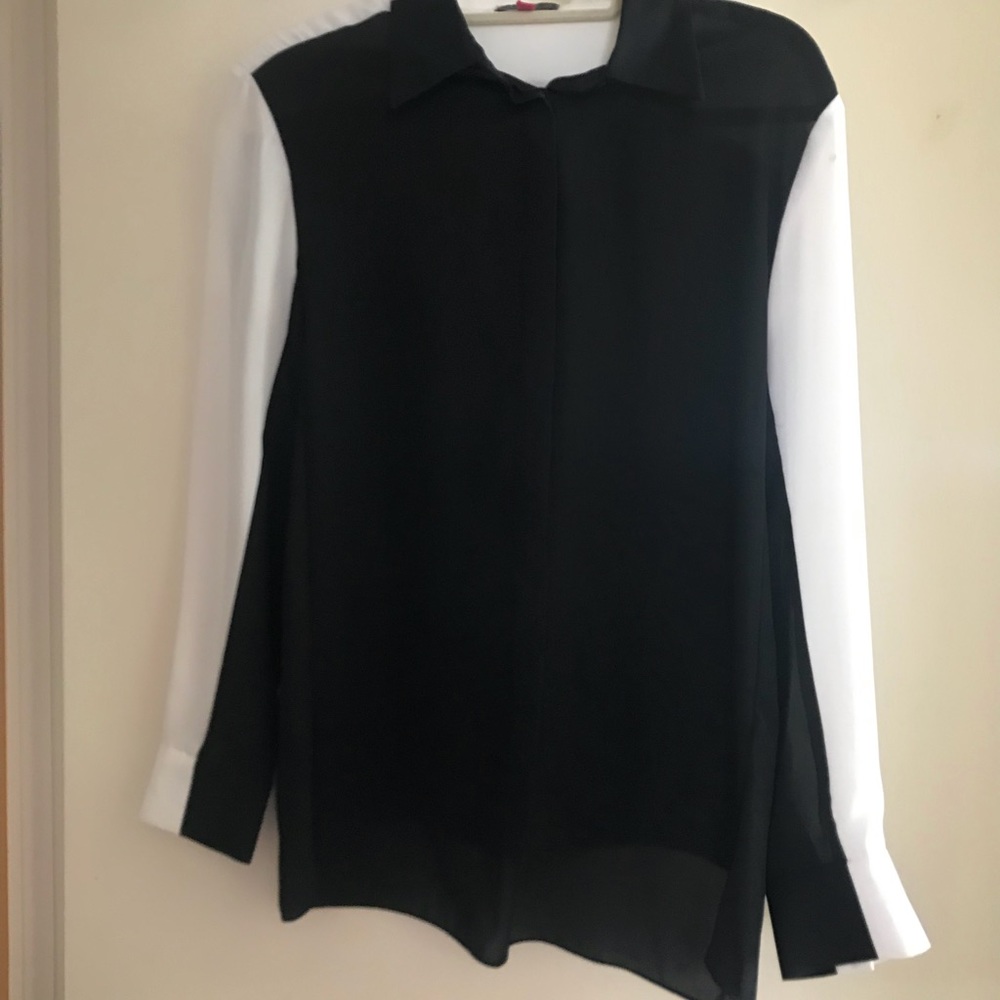 Two tone blouse